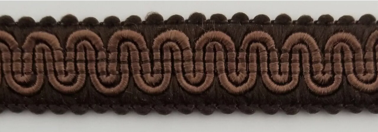 1/2" Scroll Braid Gimp w/ Backing - 10 Continuous Yards - Many Color Options!